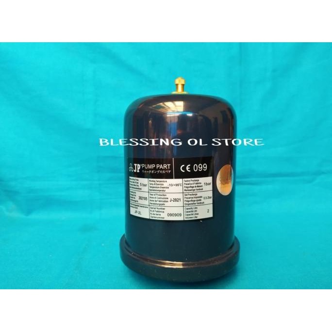 TABUNG POMPA AIR 2 L / TABUNG ANGIN POMPA AIR / PRESSURE TANK TERBAIK