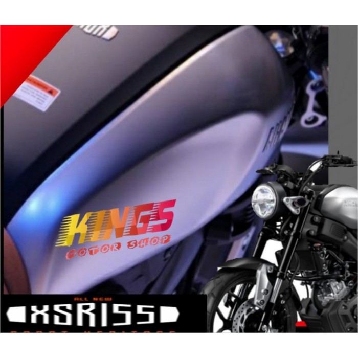 Side Cover / Cover Tangki Samping Kanan / Kiri Silver Yamaha XSR155