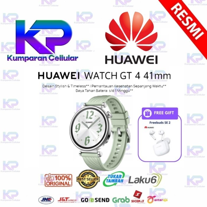 HUAWEI Watch GT4 GT 4 41mm Green Garansi Resmi