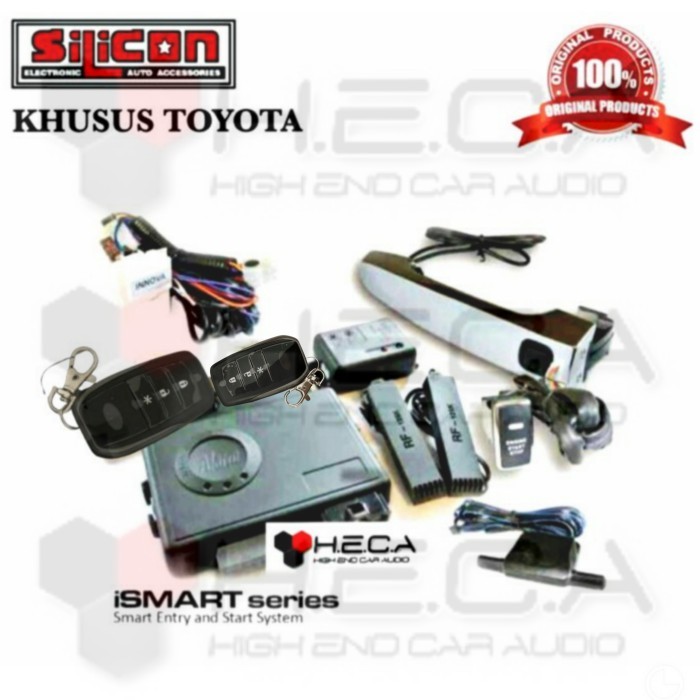iSmart Alarm Mobil Pintar SILICON Khusus TOYOTA Smart Keyless Entry