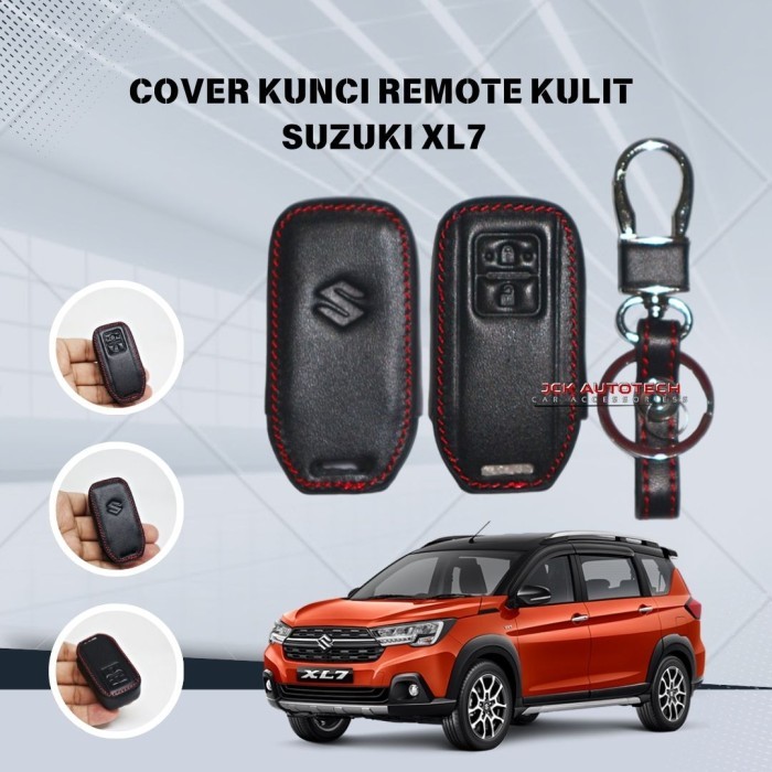 Sarung Kunci Kulit / Cover Kunci Remote Kulit Suzuki XL7