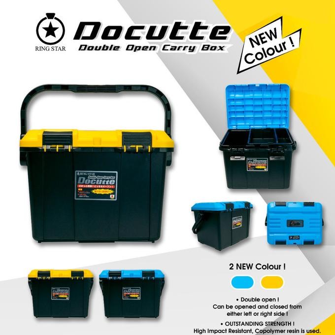 NEW ColorTackle Box Docutte 4700 Kotak Pancing/Tool Box Original Japan