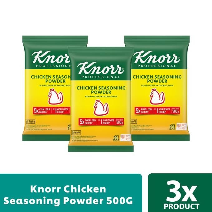 

Knorr Chicken Seasoning Powder 500G - 3 Pouch
