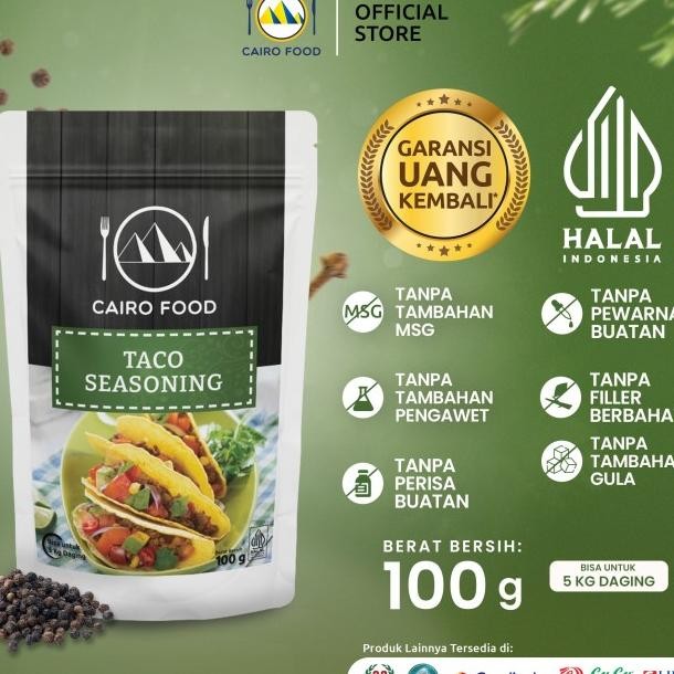 

Bumbu Taco Cairo Food 100 Gram
