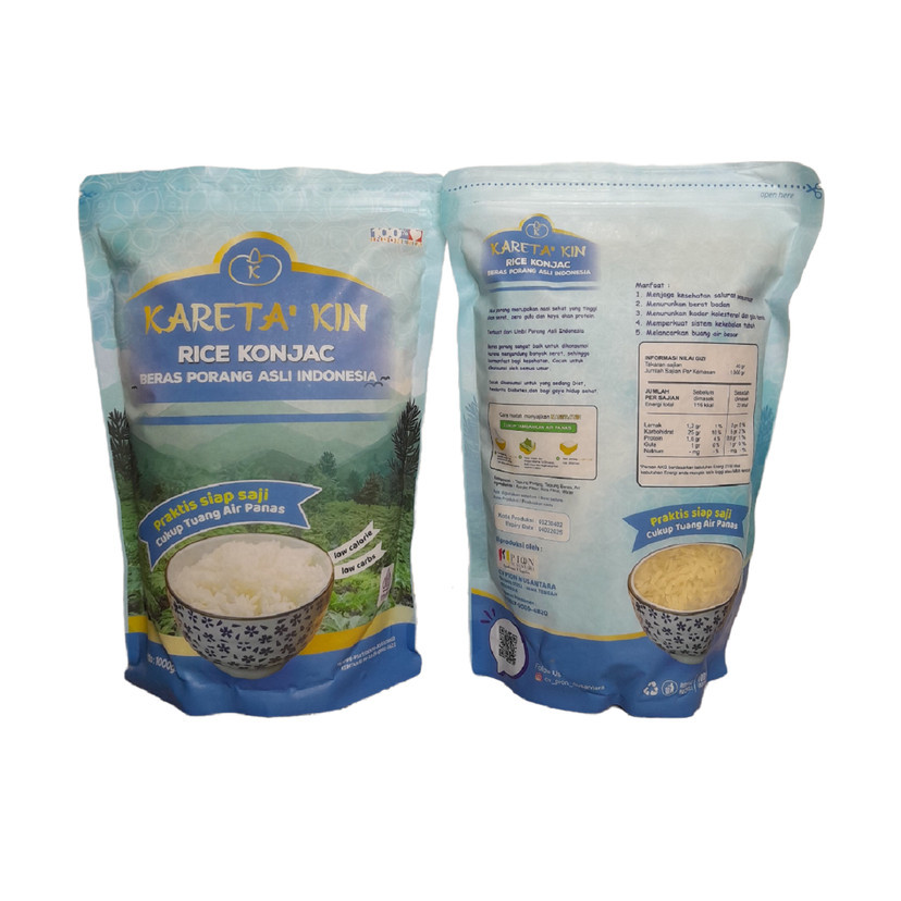 

BERAS PORANG SHIRATAKI RICE KONJAC KARETA KIN 1KG