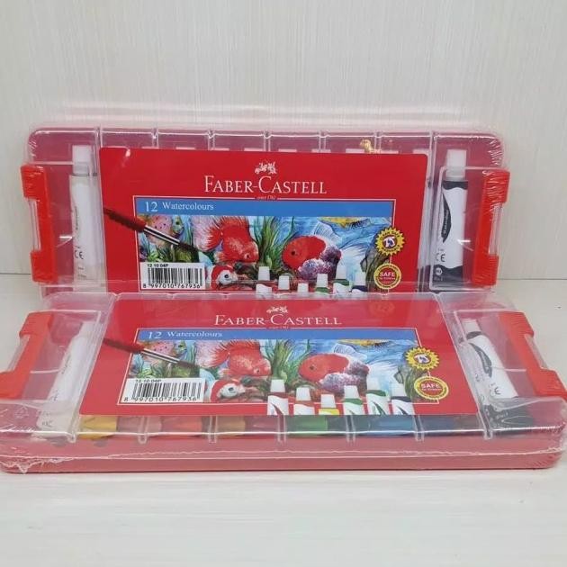 

Watercolour 12 Warnacat Air 12 Warna Faber Catell Platic Cae