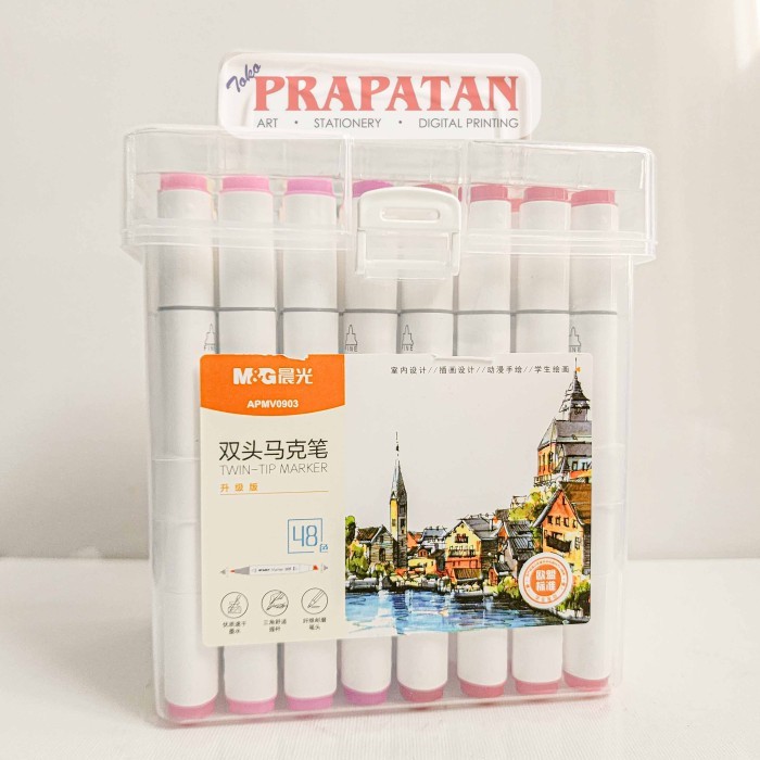 

SALE TERLARIS M&G TWIN TIP MARKER SET APMV0901 SPIDOL WARNA READYY