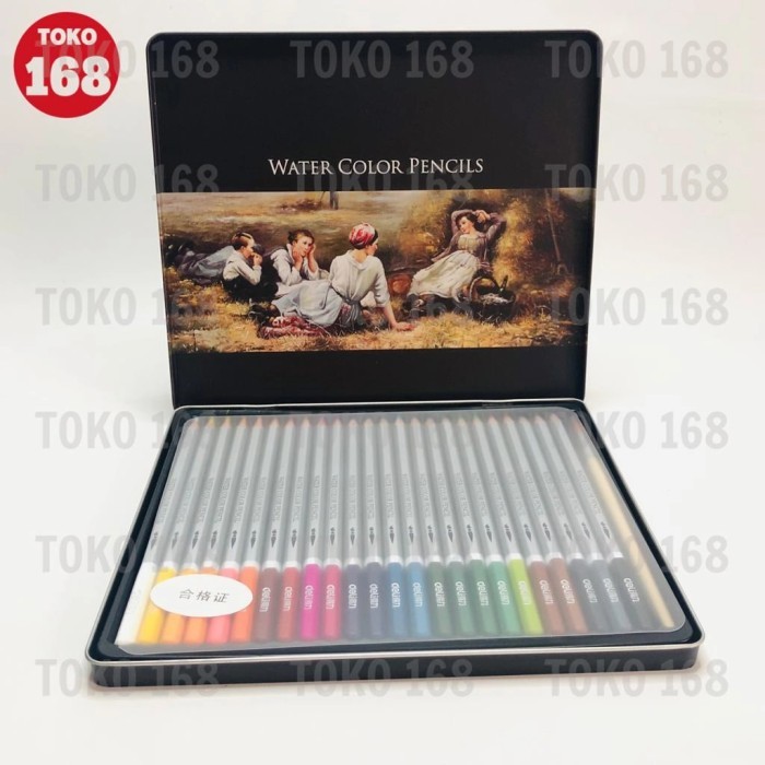 

SALE TERLARIS DELI WATERCOLOR PENCIL 24 COLORS / 24 WARNA 6521 (SET) READYY