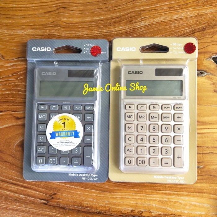 

Kalkulator Casio NS-10SC/10 digit Garansi Resmi