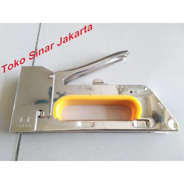 

Staples Tembak Stapler Staple Gun Tacker Steples Hekter Jok Motor Kayu Triplek Furniture Mebel Tipe
