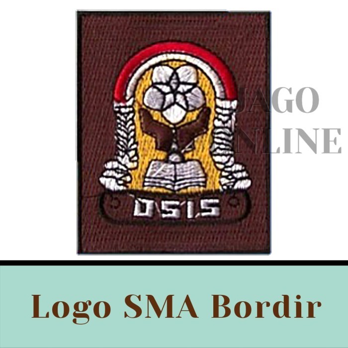 Bet Badge Saku Seragam Logo Osis Sekolah Sd Smp Sma Bordir Sablon