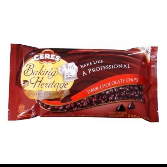 

Ceres Heritage Coklat Chip Kuncup Dark 250Gr, Khusus Instant Kurir Krn Mudah Meleleh Saat Terkena