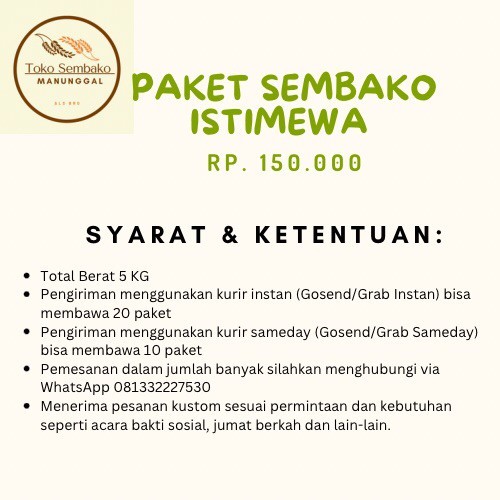 

Paket Sembako Paket Bansos Parcel Ramadhan Murah Istimewa