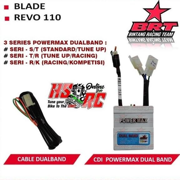 CDI Racing BRT POWER MAX Dual Band Honda BLADE Revo 110 Harian Balap