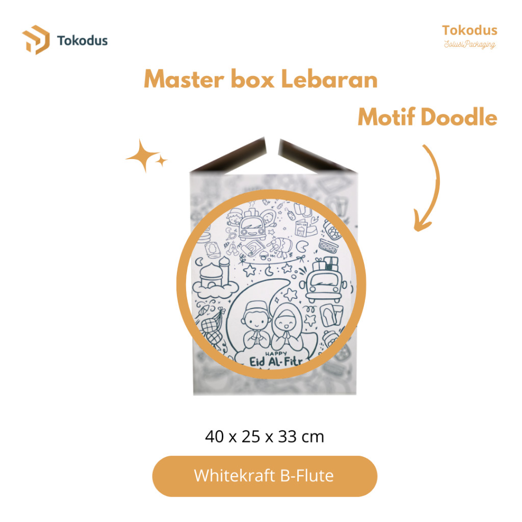 

Box Parcel 40X25X33Cm Kardus/Lebaran/Parcell/Idul Fitri/Paket/Sembako/Hampers/Eid Mubarak
