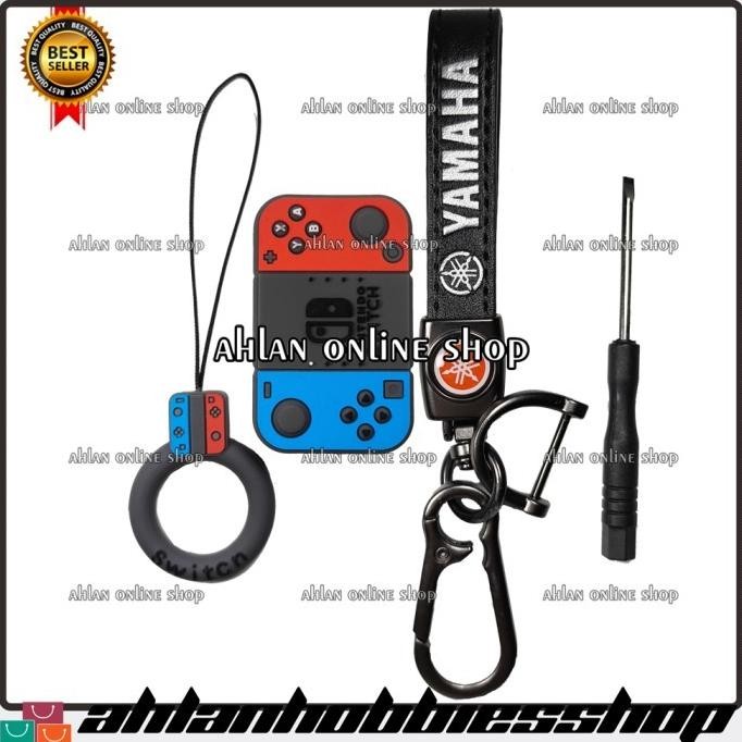 READY STOCK GANTUNGAN KUNCI COVER SARUNG REMOT REMOTE KEYLESS AKSESORIS MOTOR YAMAHA NMAX AEROX LEXI