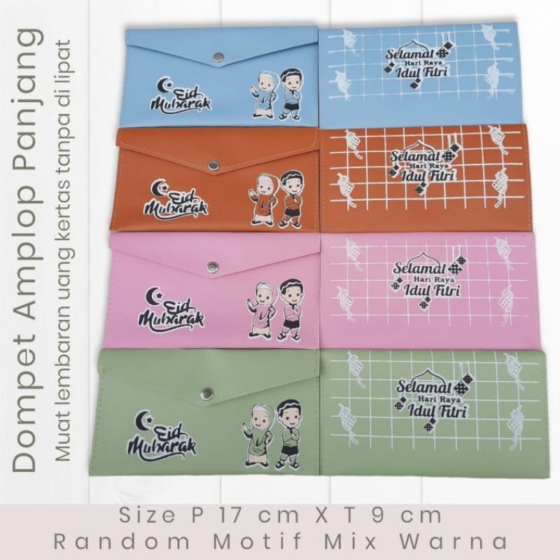

Dompet Amplop Lebaran Panjang / Implek Muat Selembar Uang Kertas