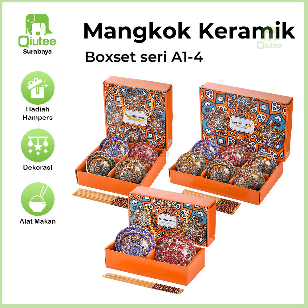 

[[ Terbaru ]] Mangkok Premium Peralatan Makan Porselen /Mangkok Set Keramik Souvenir Mangkok Set