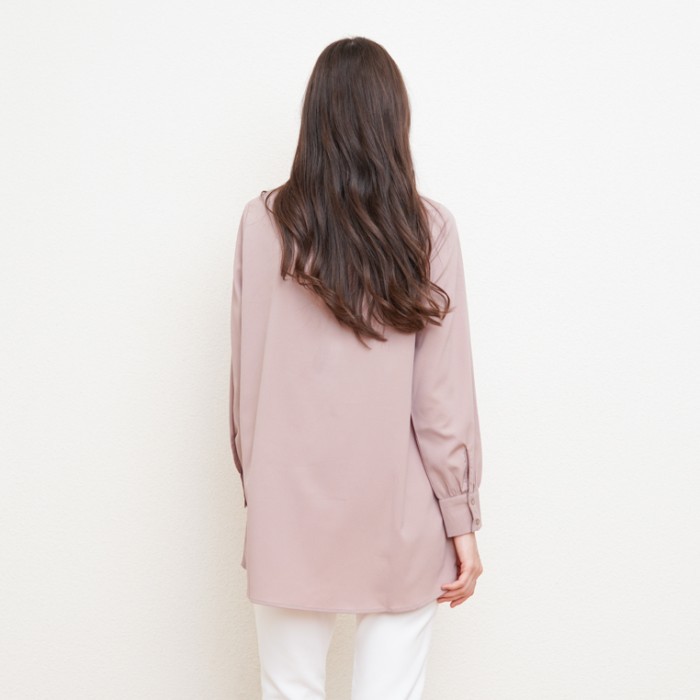 Murah VALINO LADIES TUNIK LENGAN PANJANG CREAM WANITA - D-CDFG16-C5 Non COD