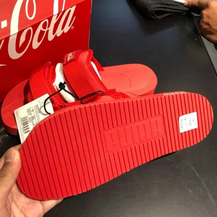 Sandal Puma Wilo Coca Cola Racing Red- Whit 387042 01