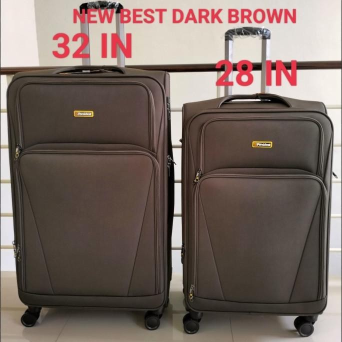 KOPER KAIN PRESIDENT 28 INCHI JUMBO KANVAS RODA 4 PUTAR TSA 180623