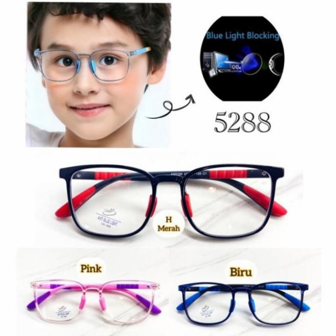 kacamata anak minus frame kids/anti blue ray/laki laki perempuan