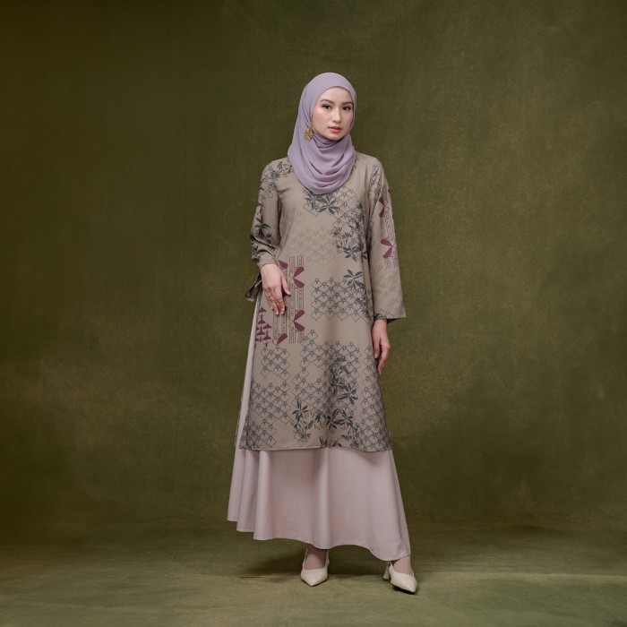 Murah ZM Zaskia Mecca - Haiza Midi Dress Gamis - Jelita Indonesia - Edisi Palembang Non COD