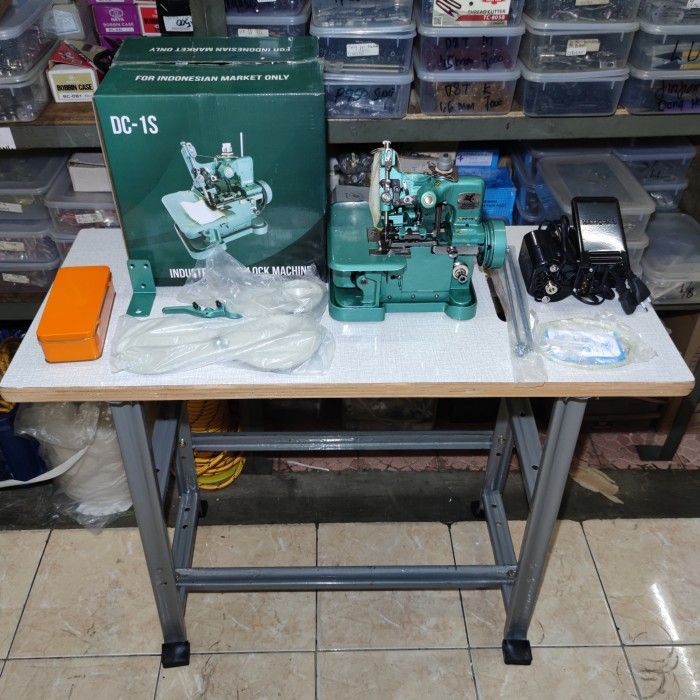 TERBARU Mesin Obras Pegasus Kecil DC-1S Komplit Set PROMO