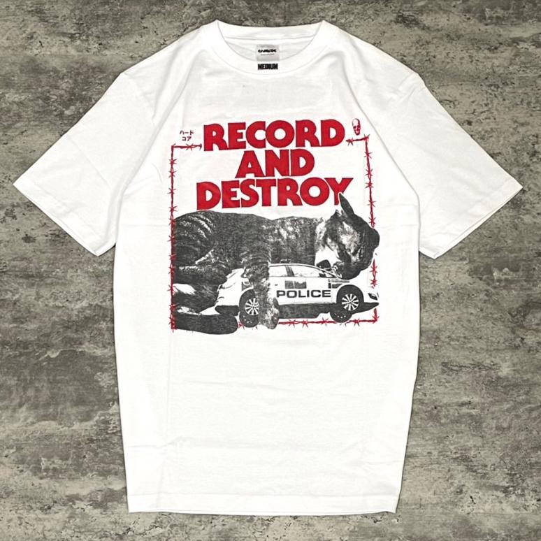 Promo Kaos CodGrimloc Record And Destroy Tshirt White Original Merchandise Tidur Pendek Fashion Hard