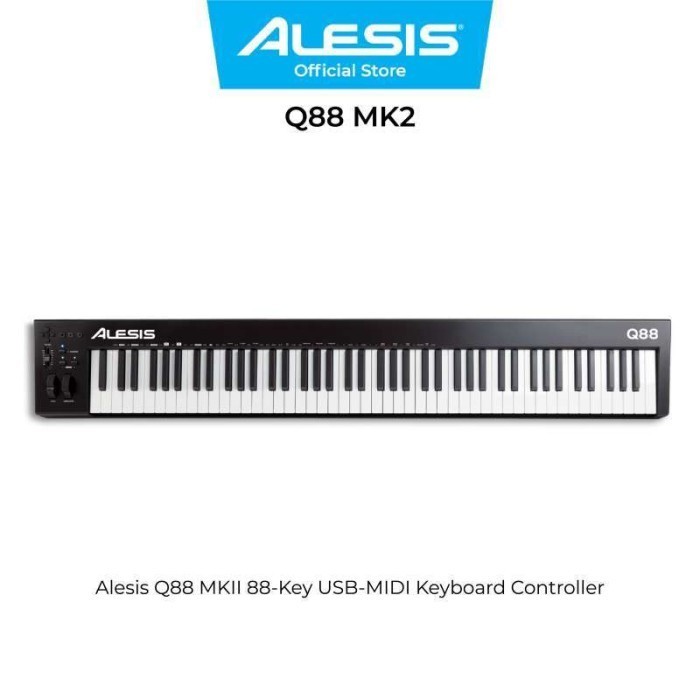 Alesis Q88 MKII – 88 Key USB MIDI Keyboard Controller