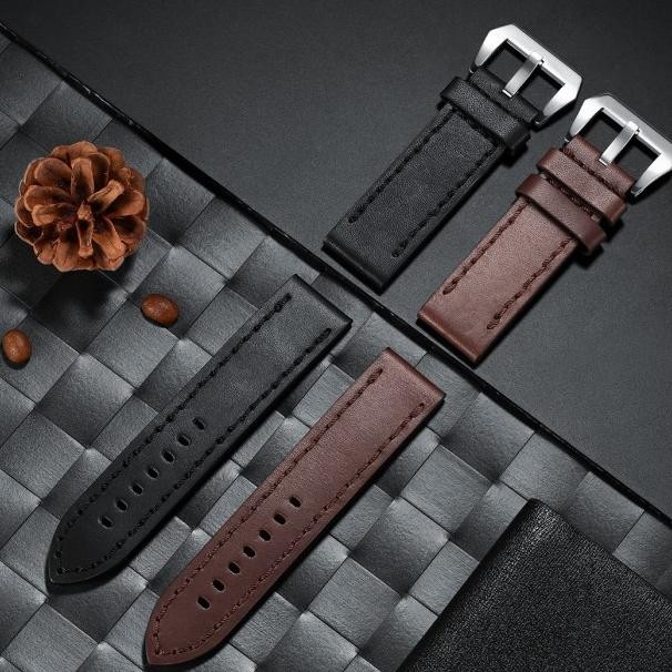 

Biden Pria Tali Ulit Jam Tangan Leather Trap 22Mm24Mm