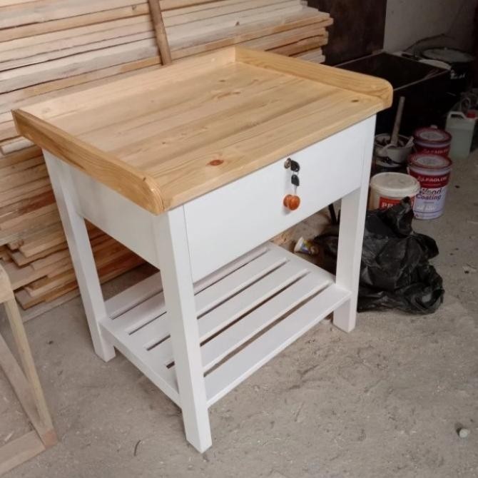 Meja Belajar /Meja Komputer Kayu Jati Belanda Riyandistore69