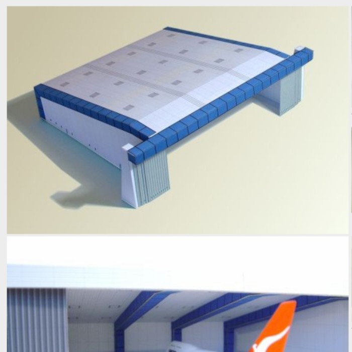 Best seller ~`~ 1/400 Airport Hangar pesawat widebody plane ~~~