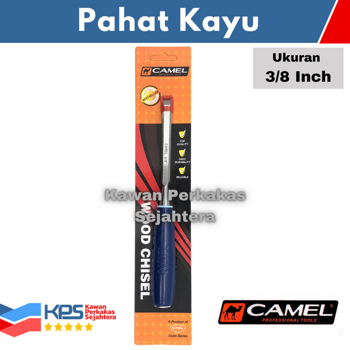 

CAMEL Pahat Kayu Gagang Fiber 3/8" In Inch Tatah Kayu Wood Chisel