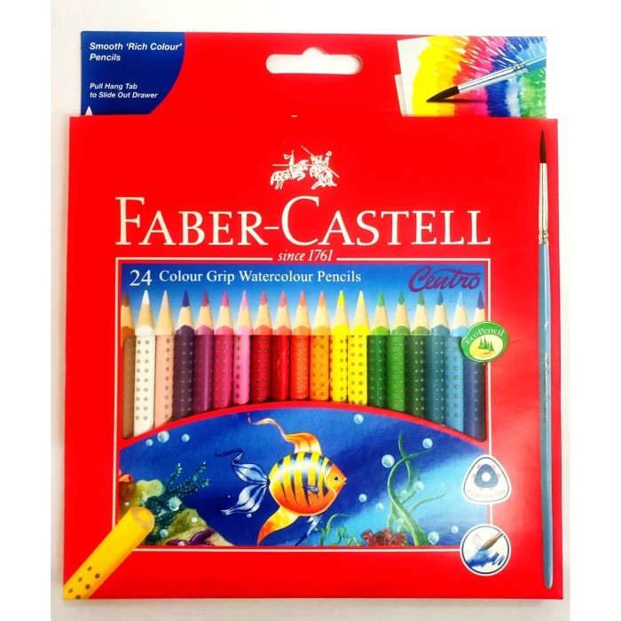 

BRG BARU Faber Castell Watercolour Water Color Grip Pensil Warna Anak TK isi 24