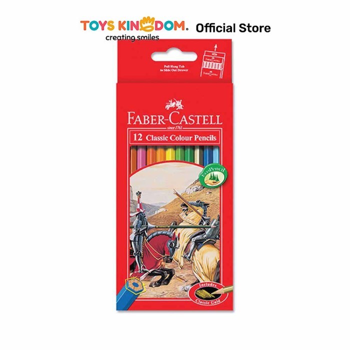 

SALE Toys Kingdom Faber Castell Set 12 Pcs Pensil Warna Classic 115852