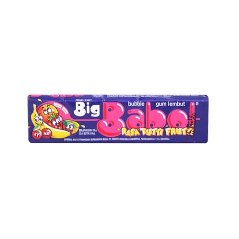 

Big Babol Gum Tutti Fruitty 20Gr/Pcs