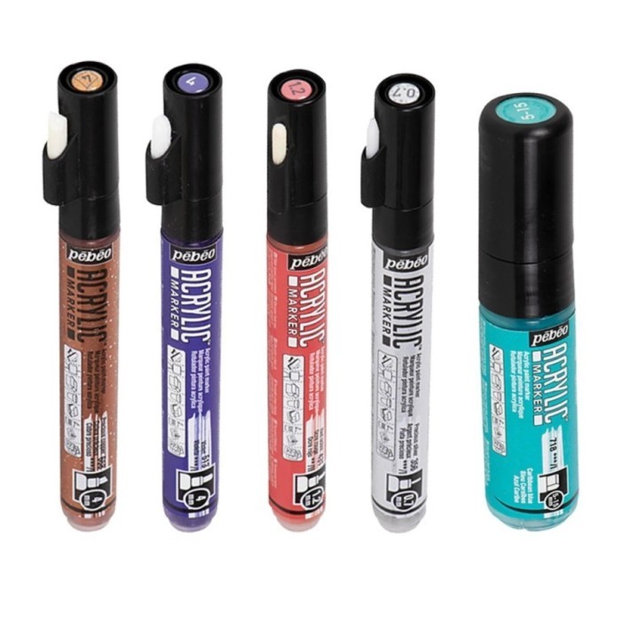 

BRG BARU Pebeo Acrylic Marker Paint Pen Spidol Permanen Warna