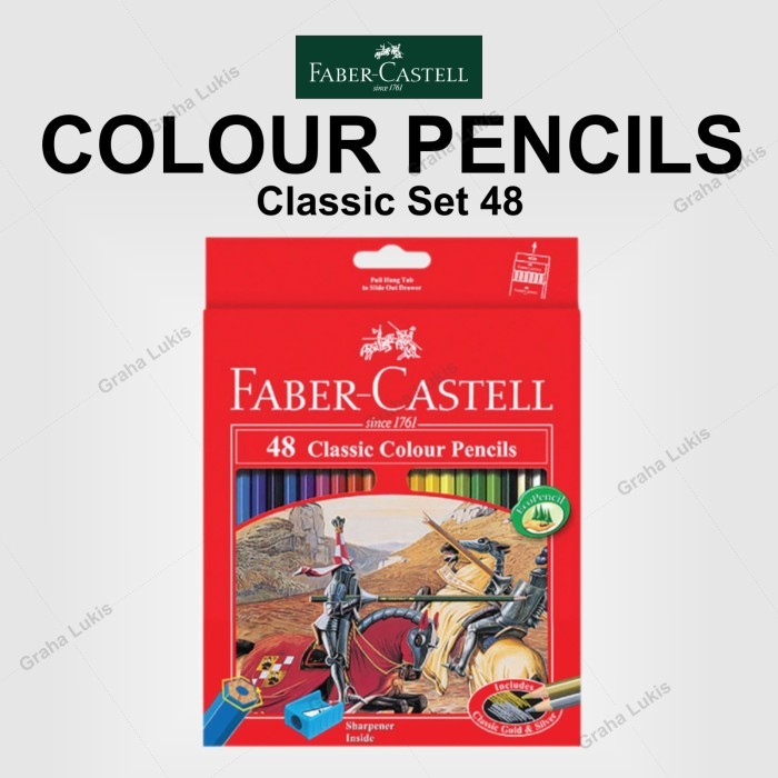 

DISKON Faber Castell Classic Pensil 48 Warna