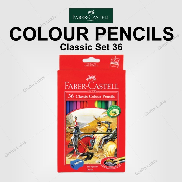 

HARGA DISKON Faber Castell Classic Colour Pencils set 36