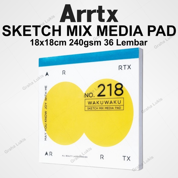 

DISKON ARRTX Sketch Mix Media Pad 18x18cm 240gsm 36 Lembar