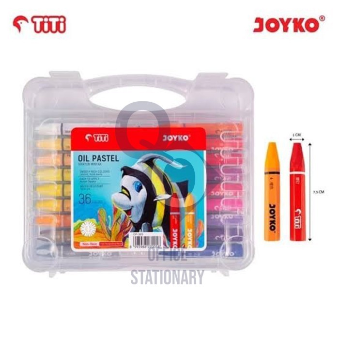 

MURAH oil pastel joyko crayon 36 warna / krayon joyko 36 warna