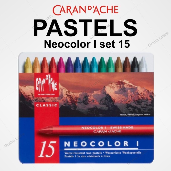 

MURAH Carandache Caran D'ache Neocolor I set 15