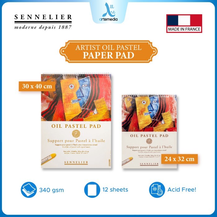 

HOT PROMO Sennelier Artist Oil Pastel Paper Pad Kertas Gambar Krayon