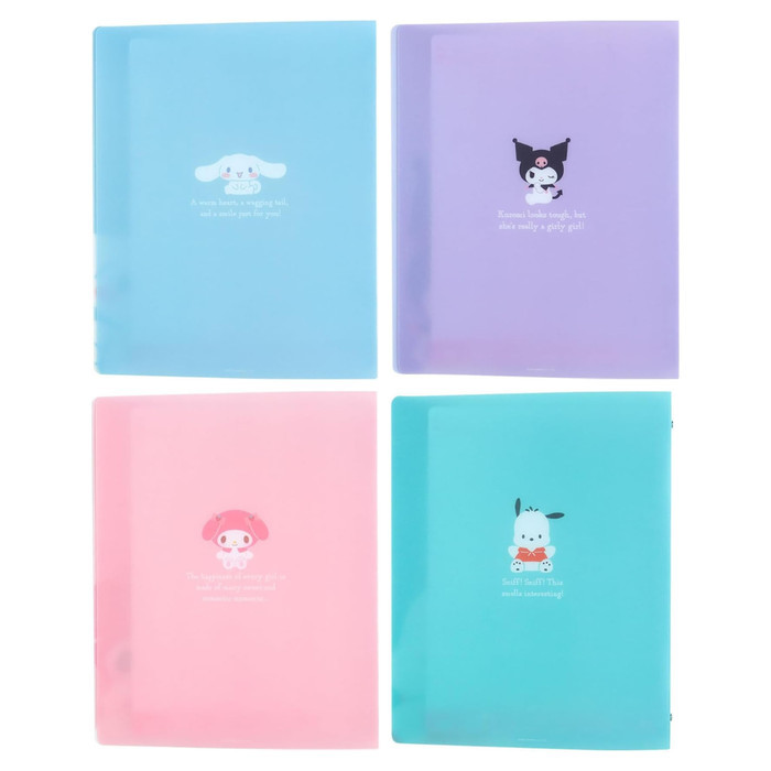 

BEBAS ONGKIR - Binder B5 New Life Sanrio My Melody Cinnamoroll Plastic 26 Ring Buku Catatan Notebook
