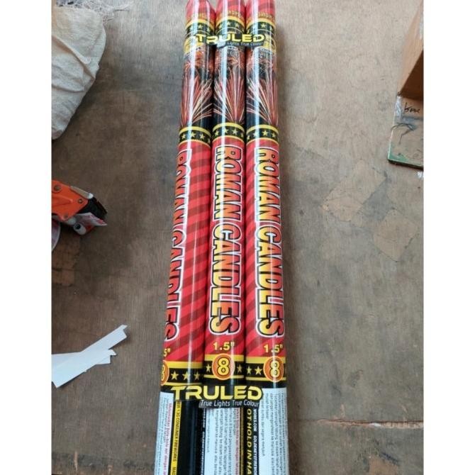 Kembang Api Jumbo Petasan Roman Candle 1.5" Inch (Perbatang) 8 Shoot