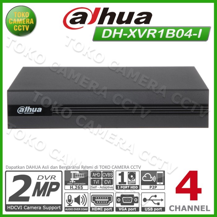 Terbaik Dvr Recorder Cctv Dahua 4 Channel Cctv Dahua 4Ch 2Mp