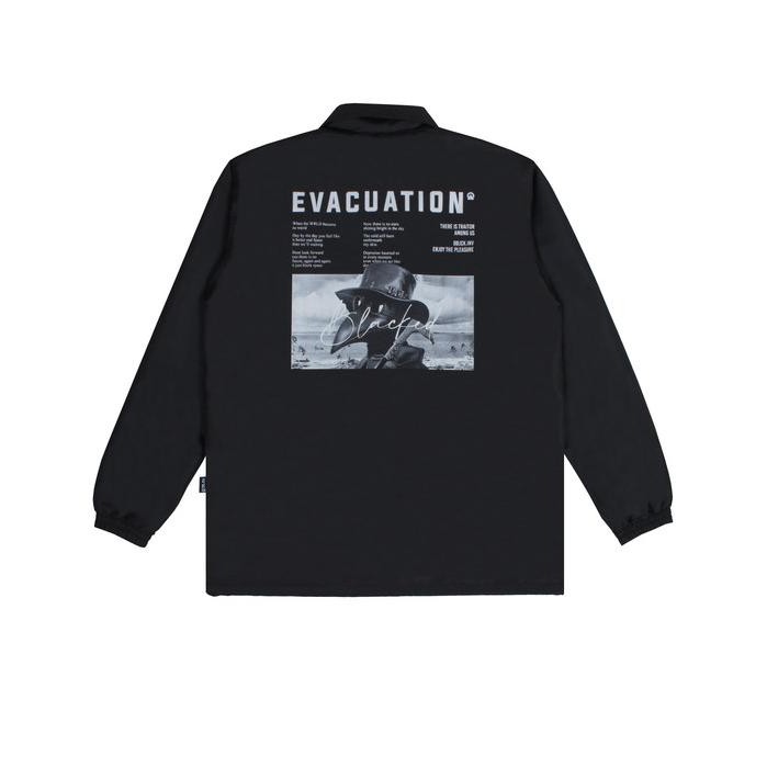 DOBUJACK COACH JACKET EVACUATION BLACK STOK TERBATAS