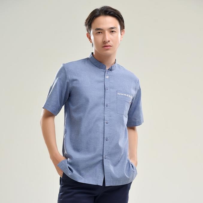 Sale Rabbani - Kemeja Koko Muslim Pria Lengan Pendek Dewasa Sharqawi