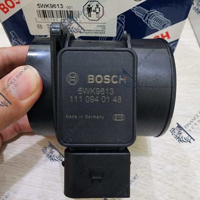 Sensor MAF Air Mass Mercedes M111 W203 C180 C200 C230 5WK9613 Bosch Original Part